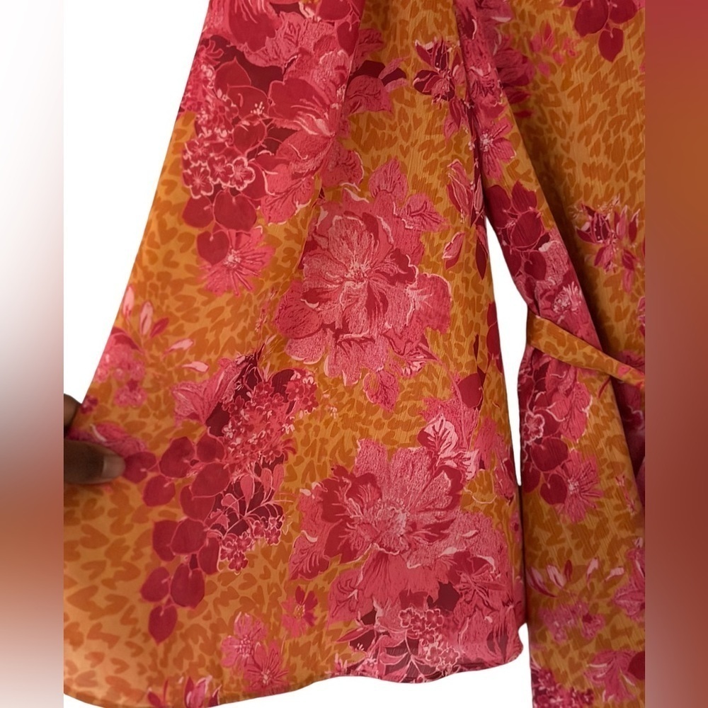 TED BAKER Floral Print Mini Dress US Size 6 - Picture 7 of 14